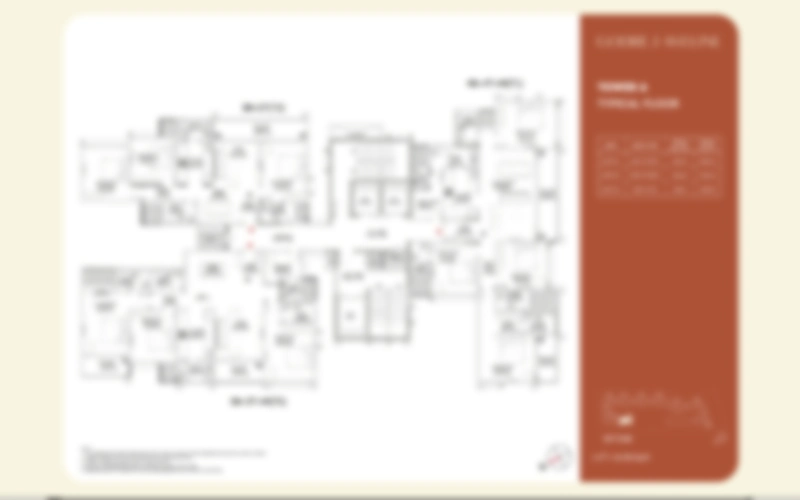 3 BHK 3T Floor Plan
